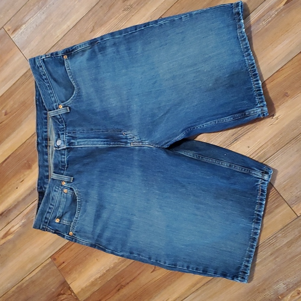 Levi's 469 Blue Denim Jean Shorts Size 38